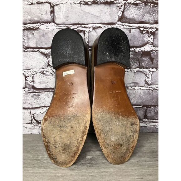 Rodi Taupe Leather Cap Toe Oxfords Lace Up Dress Shoes Men Sz 44EU/11M US - Picture 10 of 16